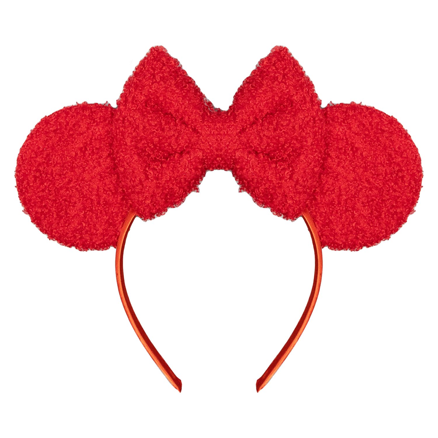 Batsysm serre-tête oreilles souris rouges avec nœud, idéal pour photos et fêtes