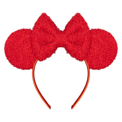Batsysm serre-tête oreilles souris rouges avec nœud, idéal pour photos et fêtes