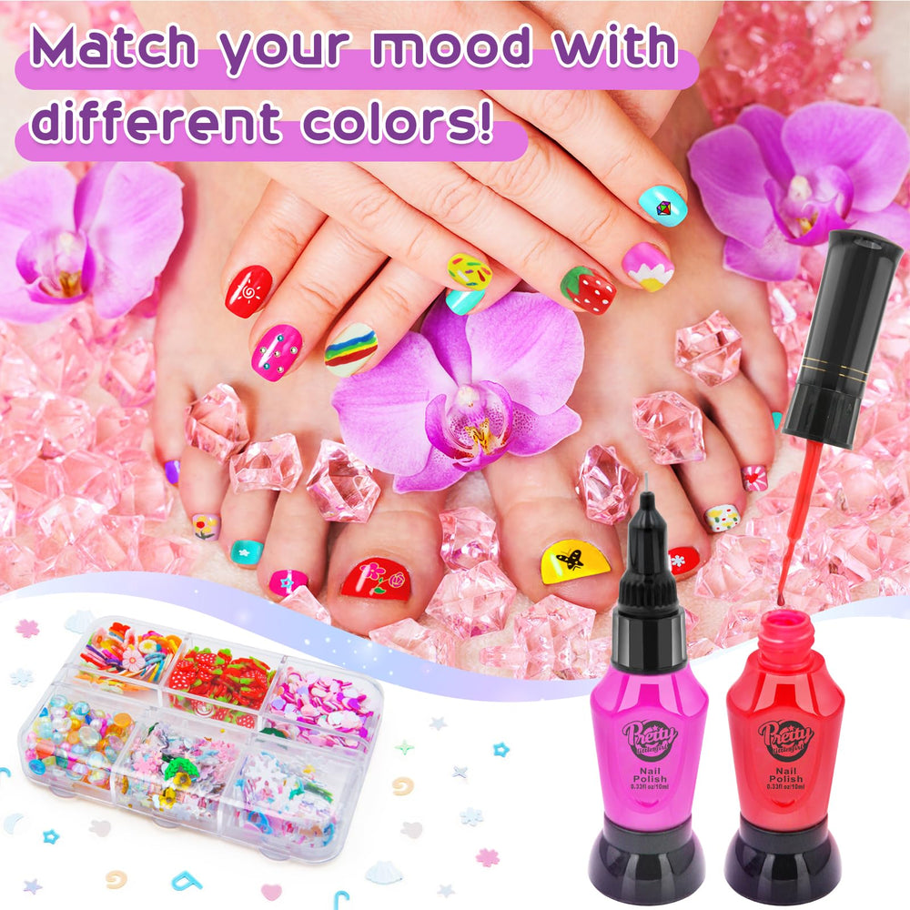 BATTOP nail stickers pack for easy color patterns and fun themes