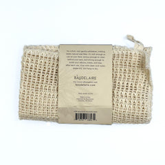 Baudelaire lingette sisal durable, lavable, idéale réutilisable pour la douche.