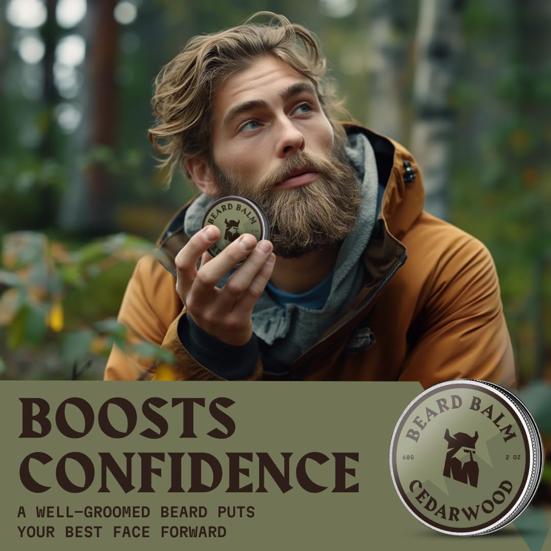 Contrôle des frisottis et soin coiffant léger Striking Viking au cèdre.
