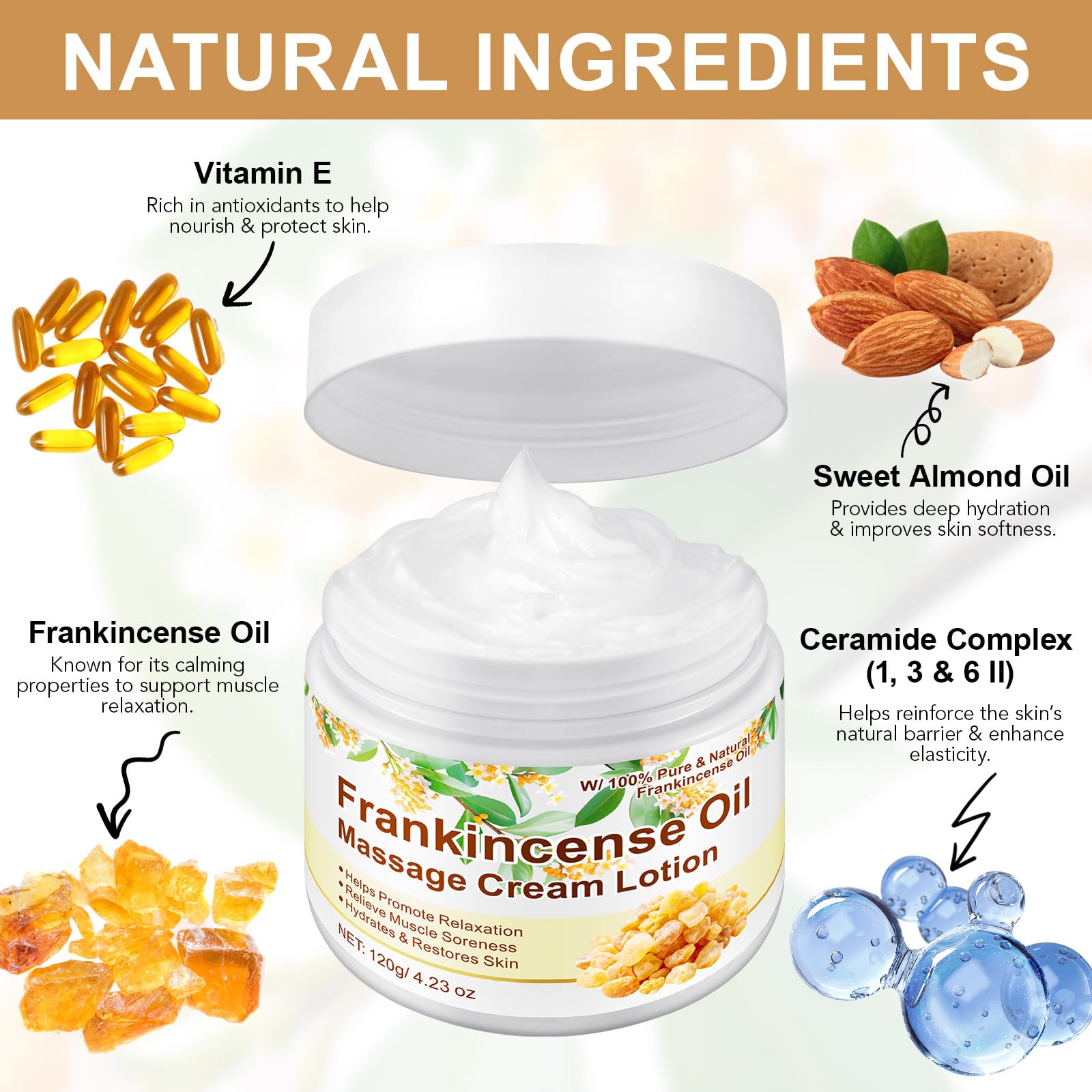 Baume d'encens – hydratation intense pour peau sensible et sèche.