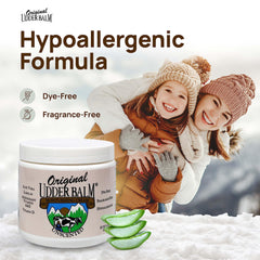 Original Udder Balm pour pieds craquelés, hydratation profonde et protection durable.