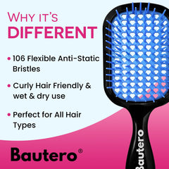 Bautero brosse conception double-curve: distribution uniforme de la pression.