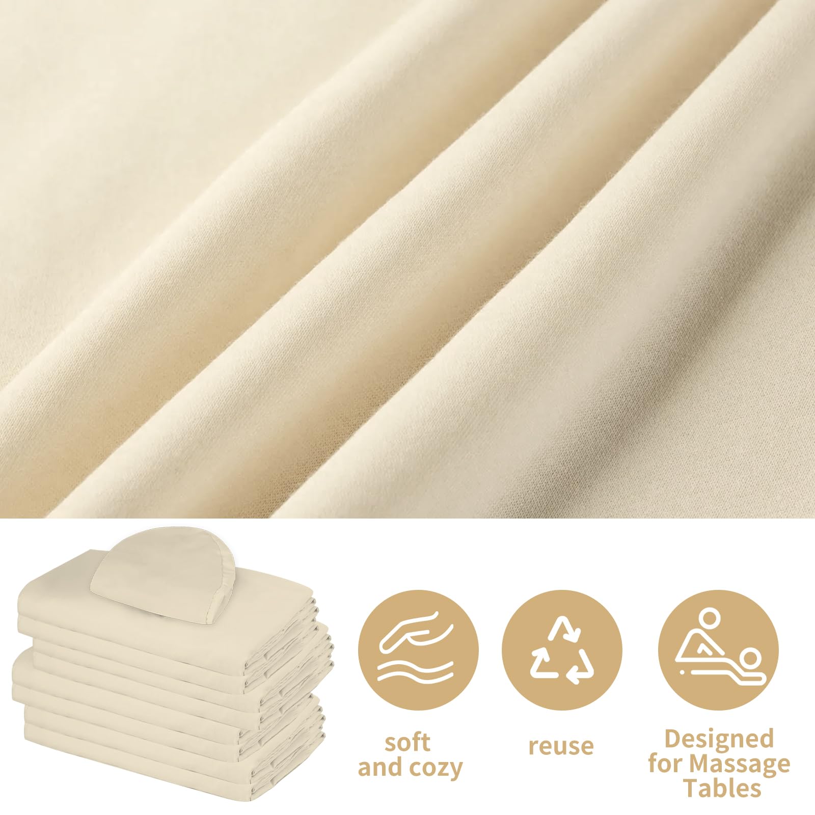Bavlesfuire-drap-de-table-massage-facile-nettoyage, nettoyage rapide et réutilisabilité.