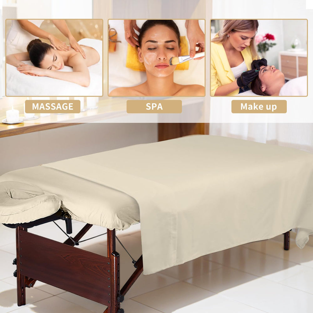 Bavlesfuire-draps-massage-resist-taches, résistance et facilité de lavage.