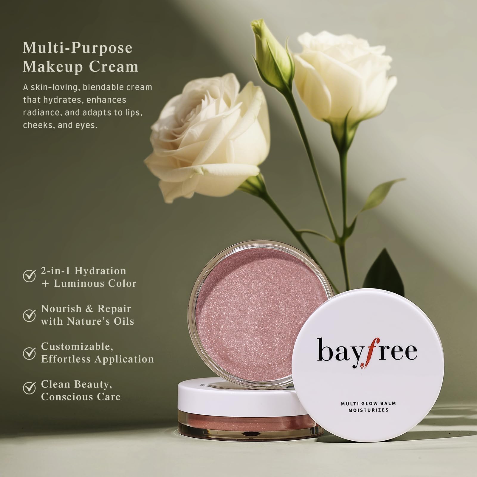 Bayfree Baume Éclat – yeux pour une touche lumineuse subtile.