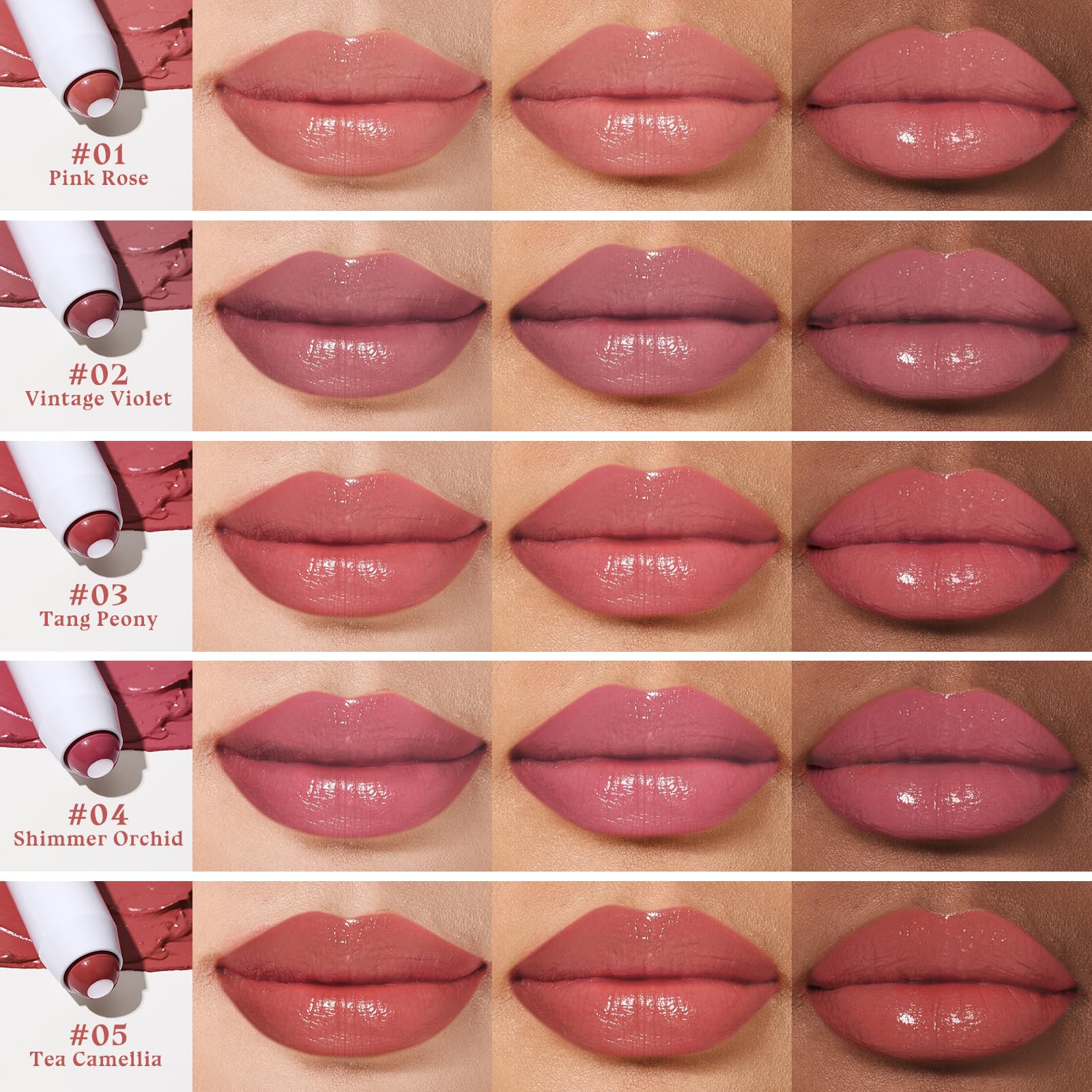 bayfree baume teinté tang-peony – couleur légère pour un look frais.