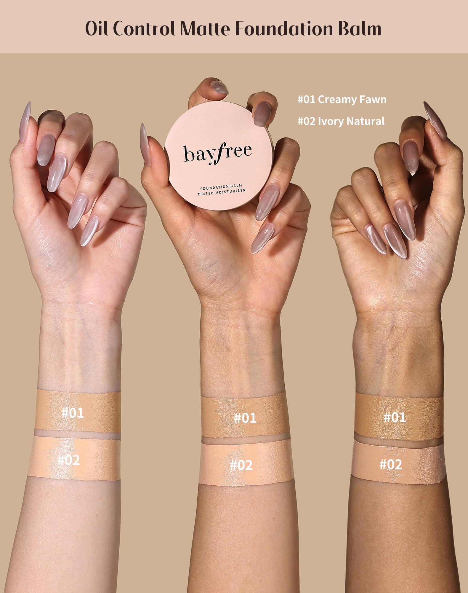 Bayfree finition naturelle lumineuse : éclat discret et peau éveillée