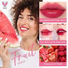 bayfree Lip Tint Set, teintes fruitées pour lèvres et joues lumineuses.