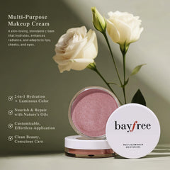 application sur les lèvres pour une couleur subtile et naturelle avec Bayfree.