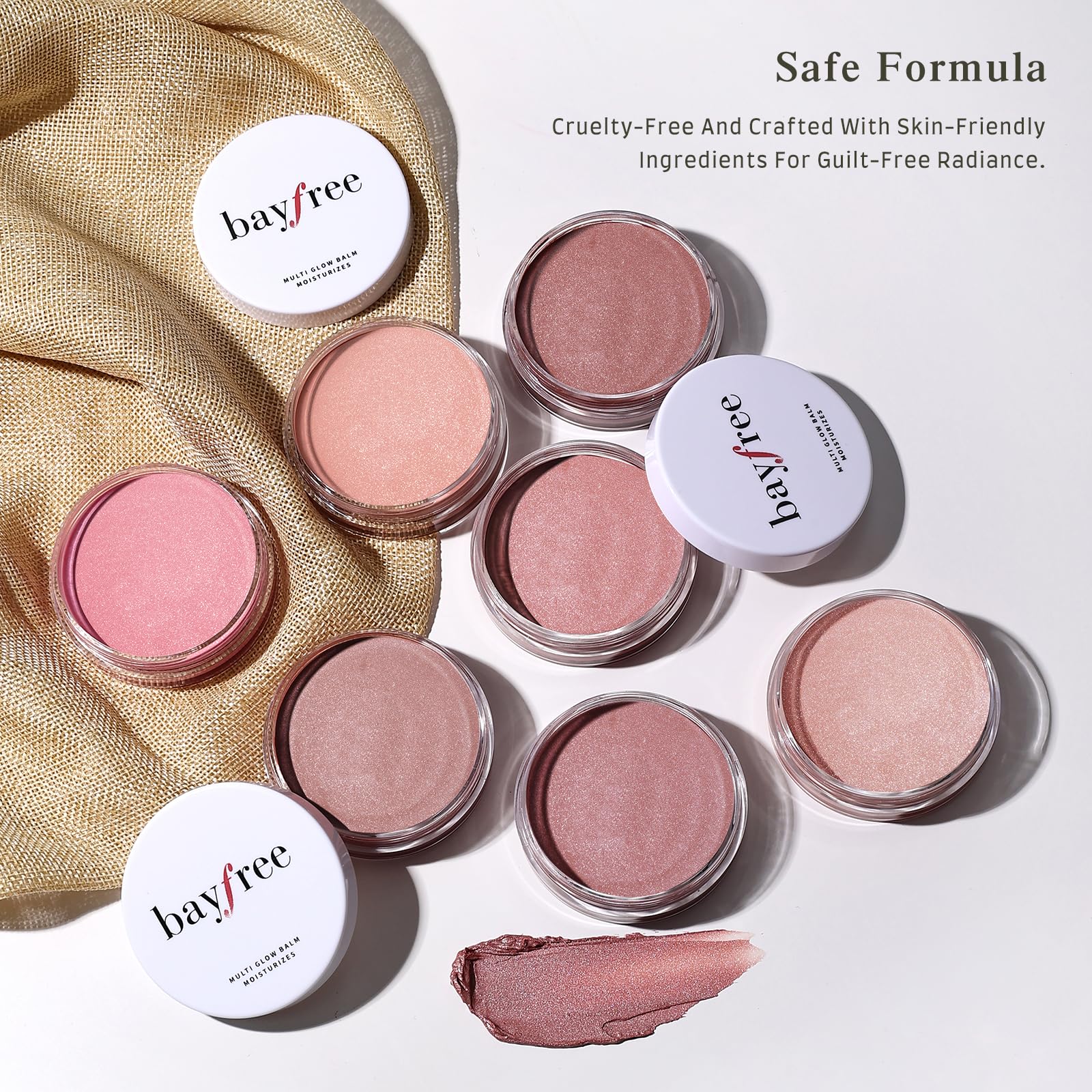 rend naturel et polyvalent sans surcharge grâce au Bayfree Multi Glow Balm.