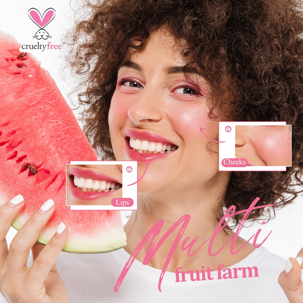 bayfree Stain Lèvres Fruit Farm – format compact et portable pour sac à main.