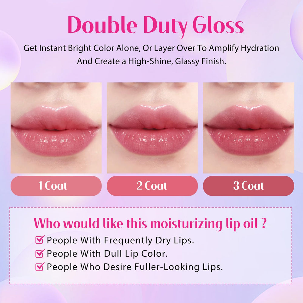 teinte constructible prête à être superposée pour un effet gloss.