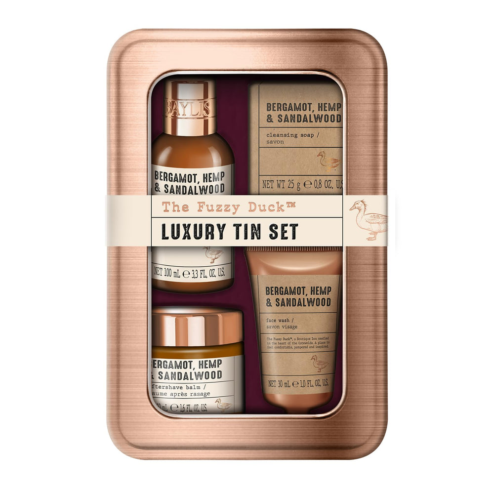 Gel douche et soin capillaire Fuzzy Duck bergamot, routine quotidienne rafraîchissante.