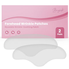 Bayside Forehead Wrinkle Patches 2-pack laid out for smooth skin.