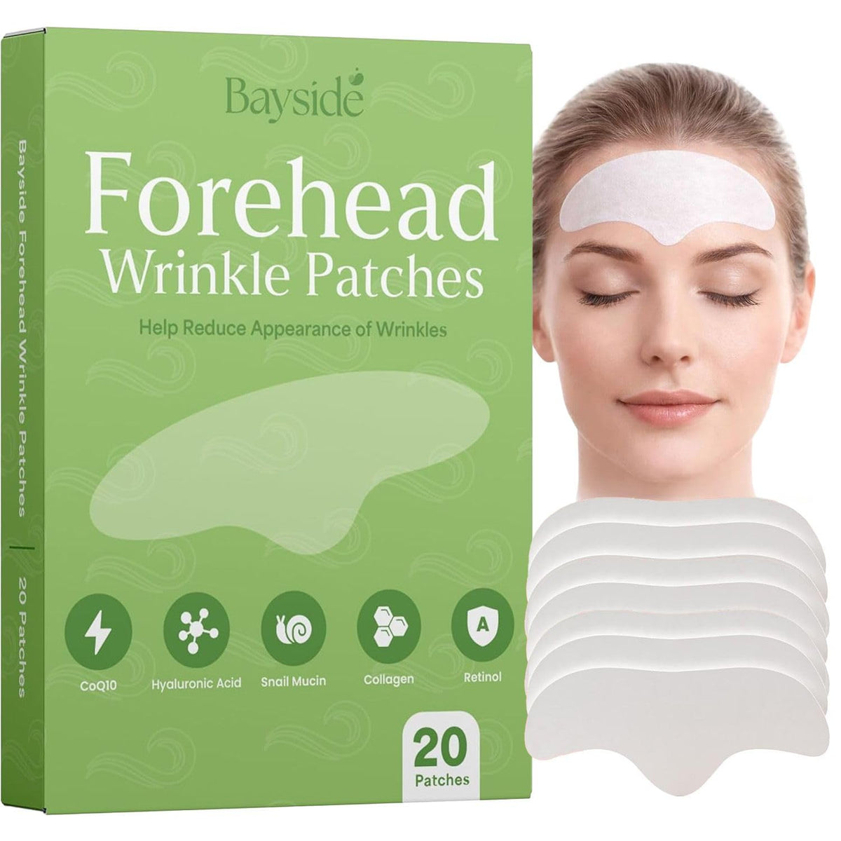 Patchs frontaux Bayside, vue-pack, pratique et discrète.