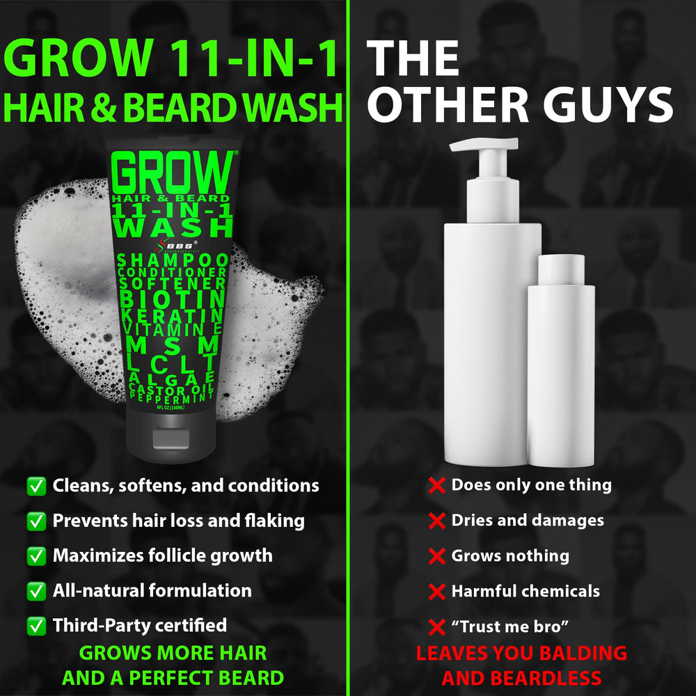 BB Best Beard Stuff GROW: emballage pratique prêt à transporter