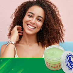 BB Super Gro Ingrédients Kératine Sauge: formule nourrissante pour cheveux plus forts.