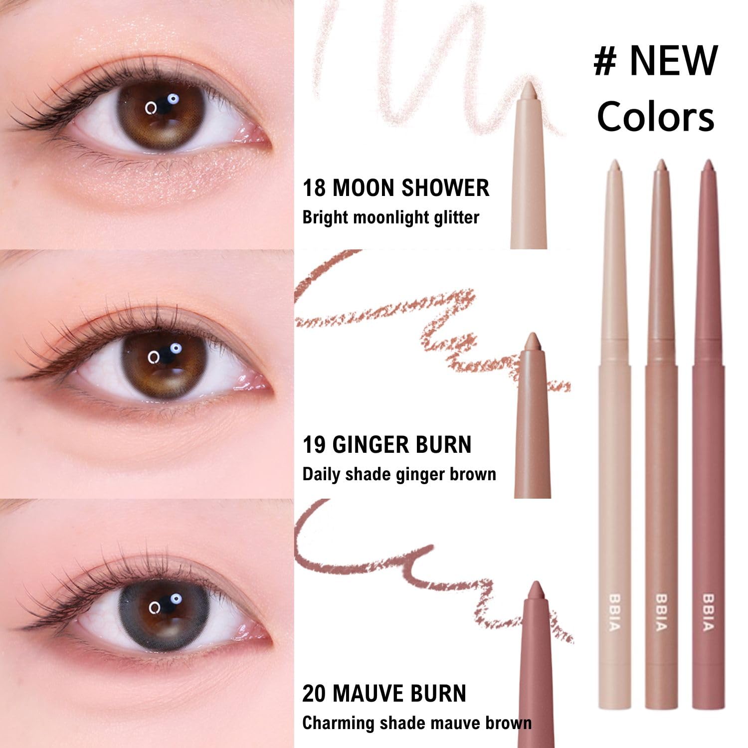 BBIA Last Auto Gel Eyeliner imperméable pour tenue longue durée.