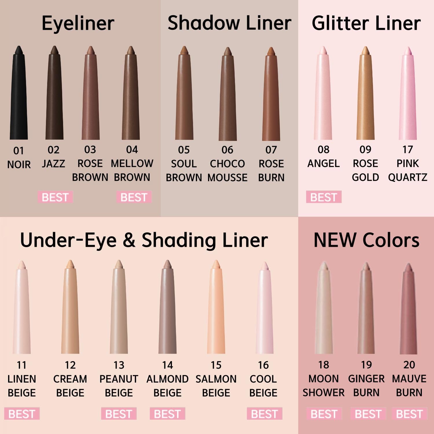 BBIA Last Auto Gel Eyeliner trace nette et rapide.