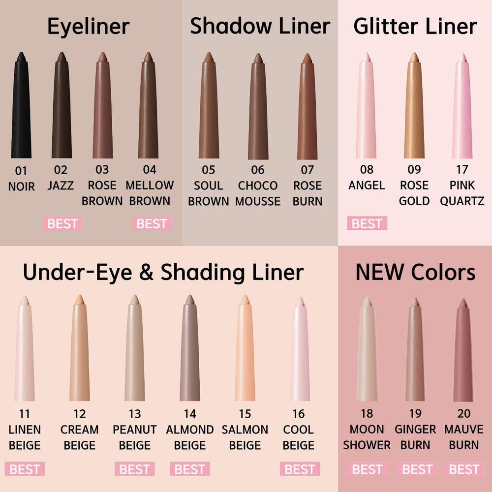 BBIA Last Auto Gel Eyeliner trace nette et rapide.