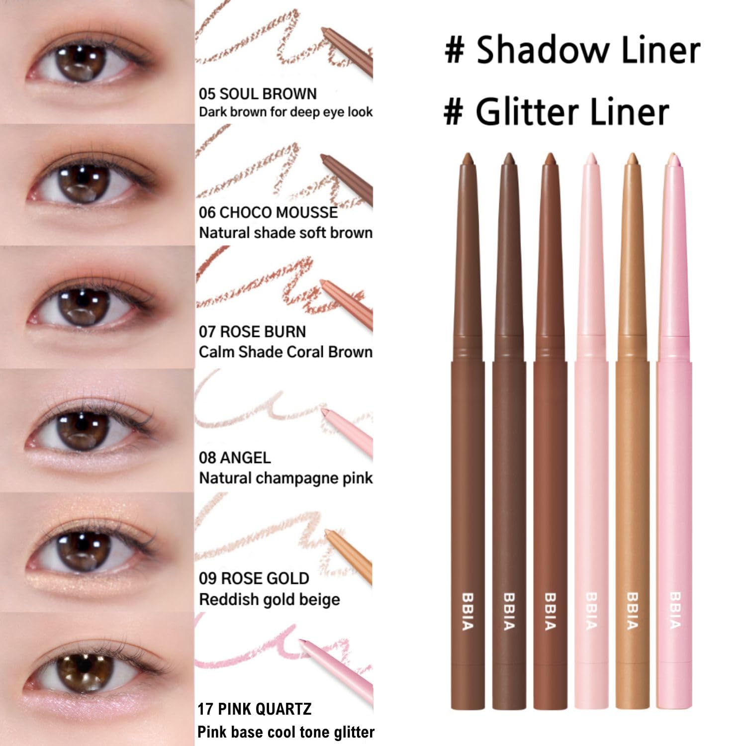 BBIA Last Auto Gel Eyeliner 4-en-1 pour liner, ombre, base et correcteur.