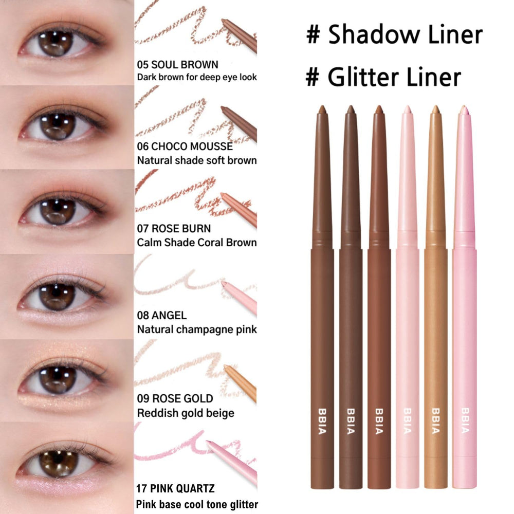 BBIA Last Auto Gel Eyeliner 4-en-1 pour liner, ombre, base et correcteur.