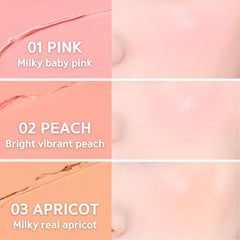 BBIA prêt-à-porter Downy Cheek Blush teinte naturelle adaptée à tous les tons.