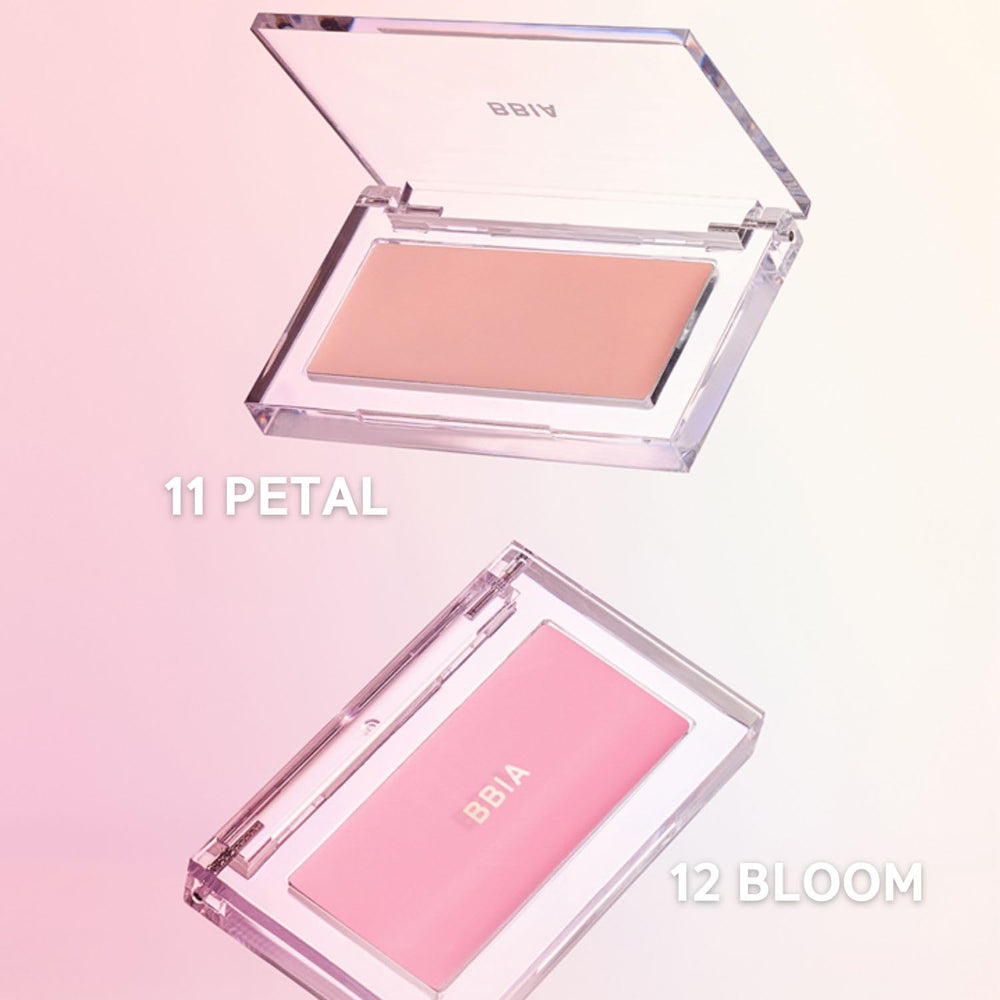 BBIA Ready To Wear Downy Blush Crème, test sur joue pour nuance naturelle.