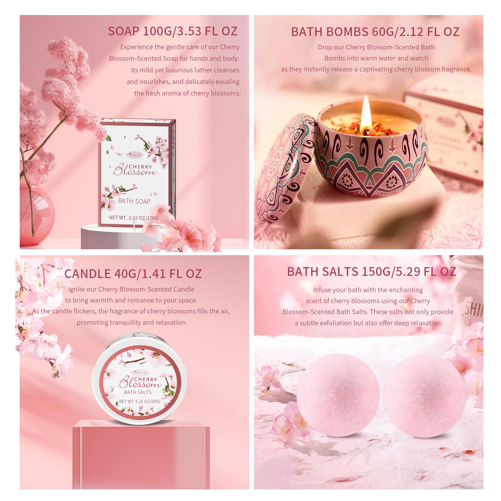 Sels bain BBlove fleur de cerisier japonaise, immersion relaxante et parfum floral.