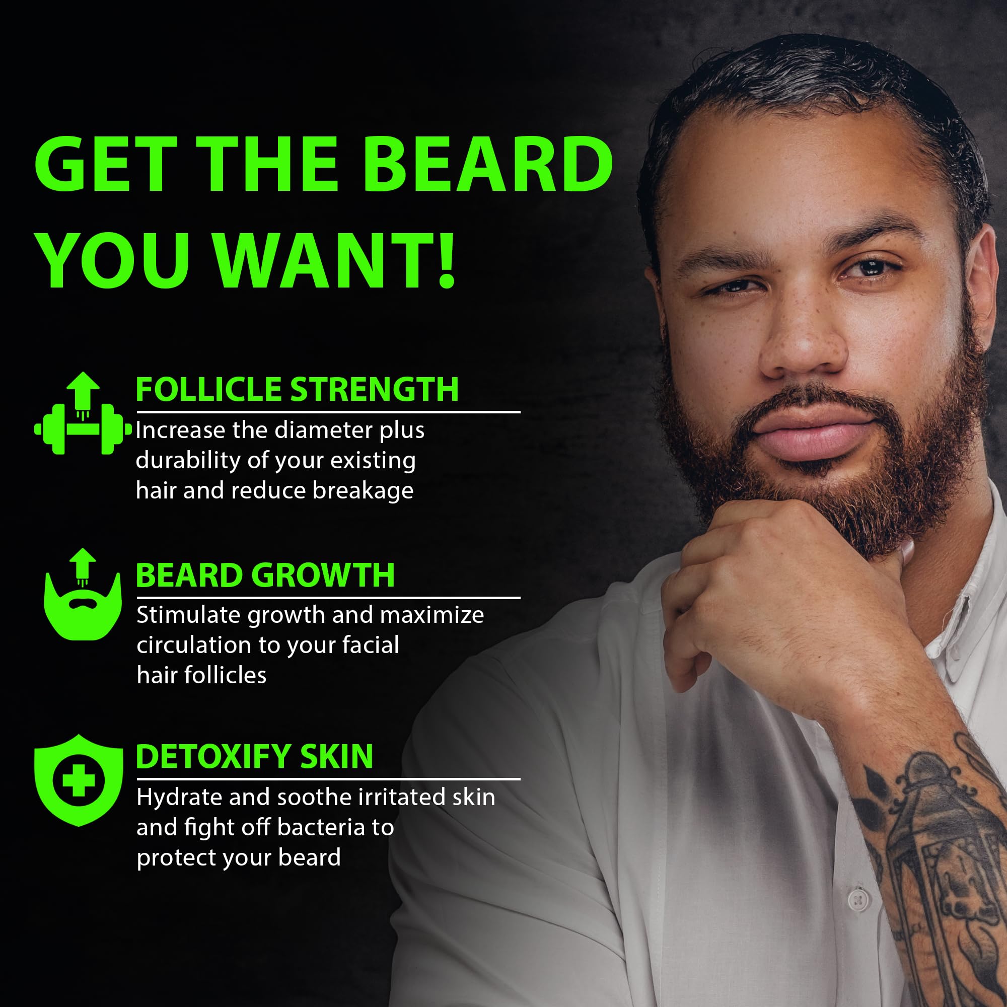 BBS Best Beard Stuff - douceur et conditionnement réduisant irritation.