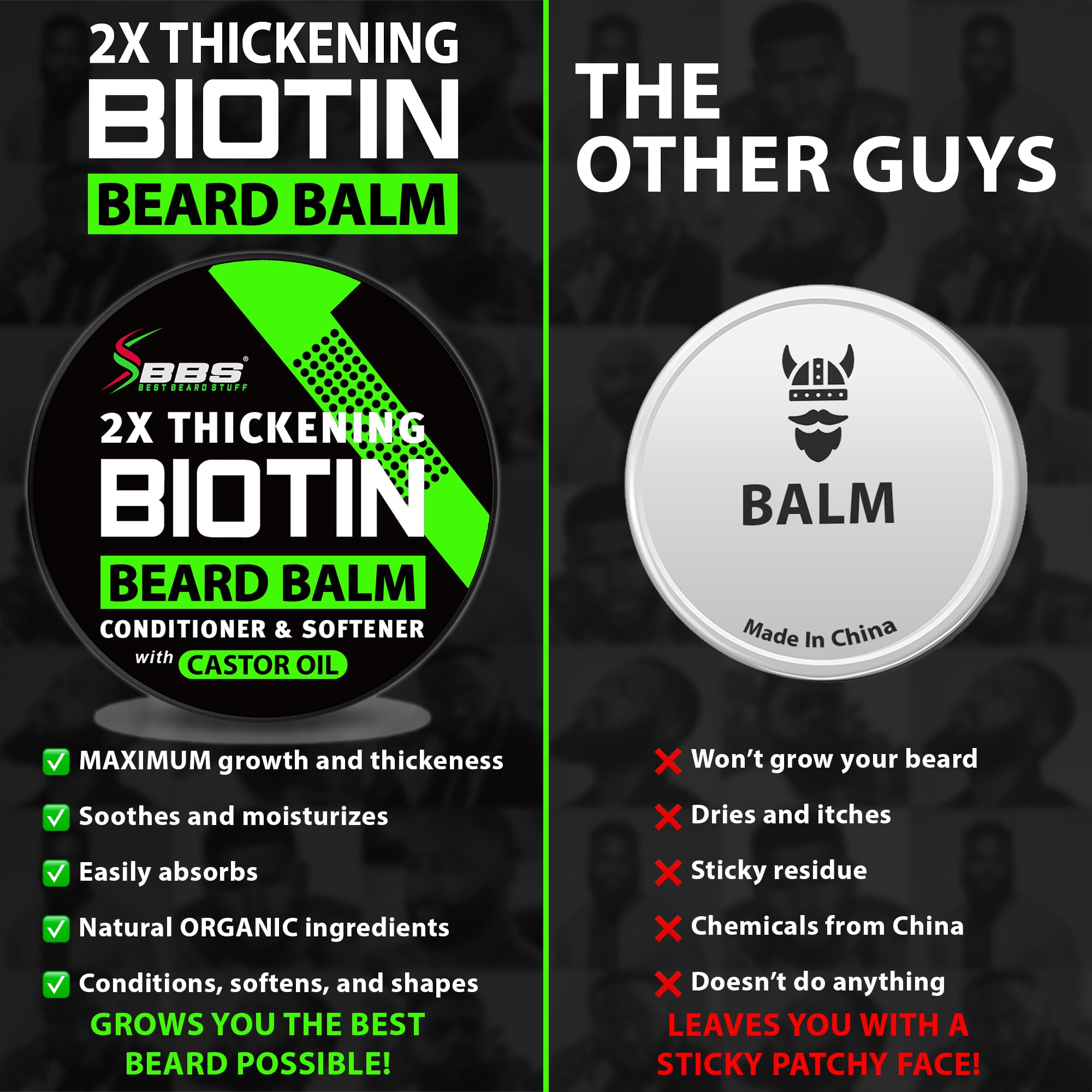 BBS Best Beard Stuff - parfum boisé vanillé et zeste d'orange.