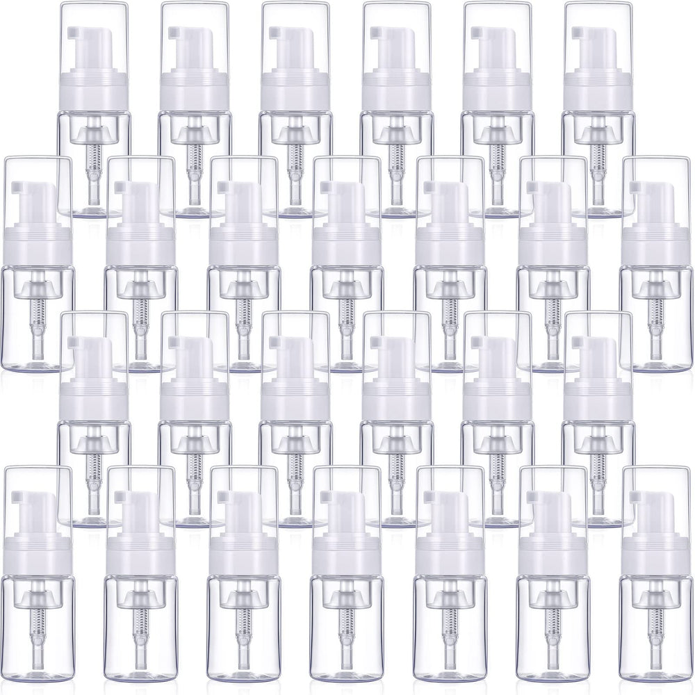 BBTO bouteilles-pompe-mousse 30ml transparentes pour voyager sans fuites.