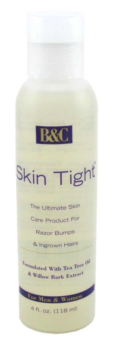 B&C Skin Tight flacon régulier 118 ml, pour apaiser l'irritation post-rasage.