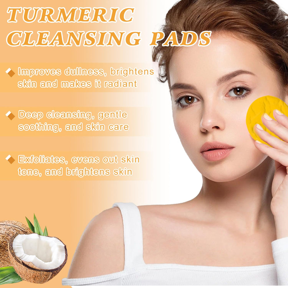 BCBU Curcuma - Tampons exfoliants: nettoyage en douceur