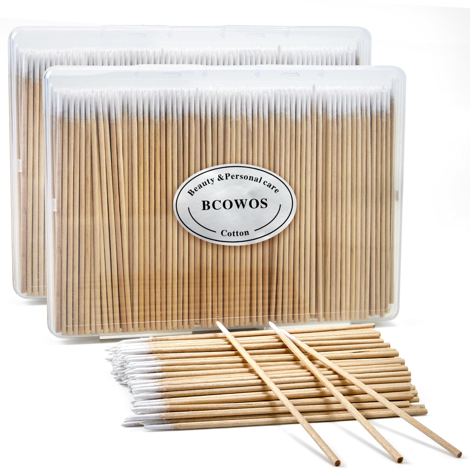 Bcowos kit coton-tiges maquillage et tatouage en poche.