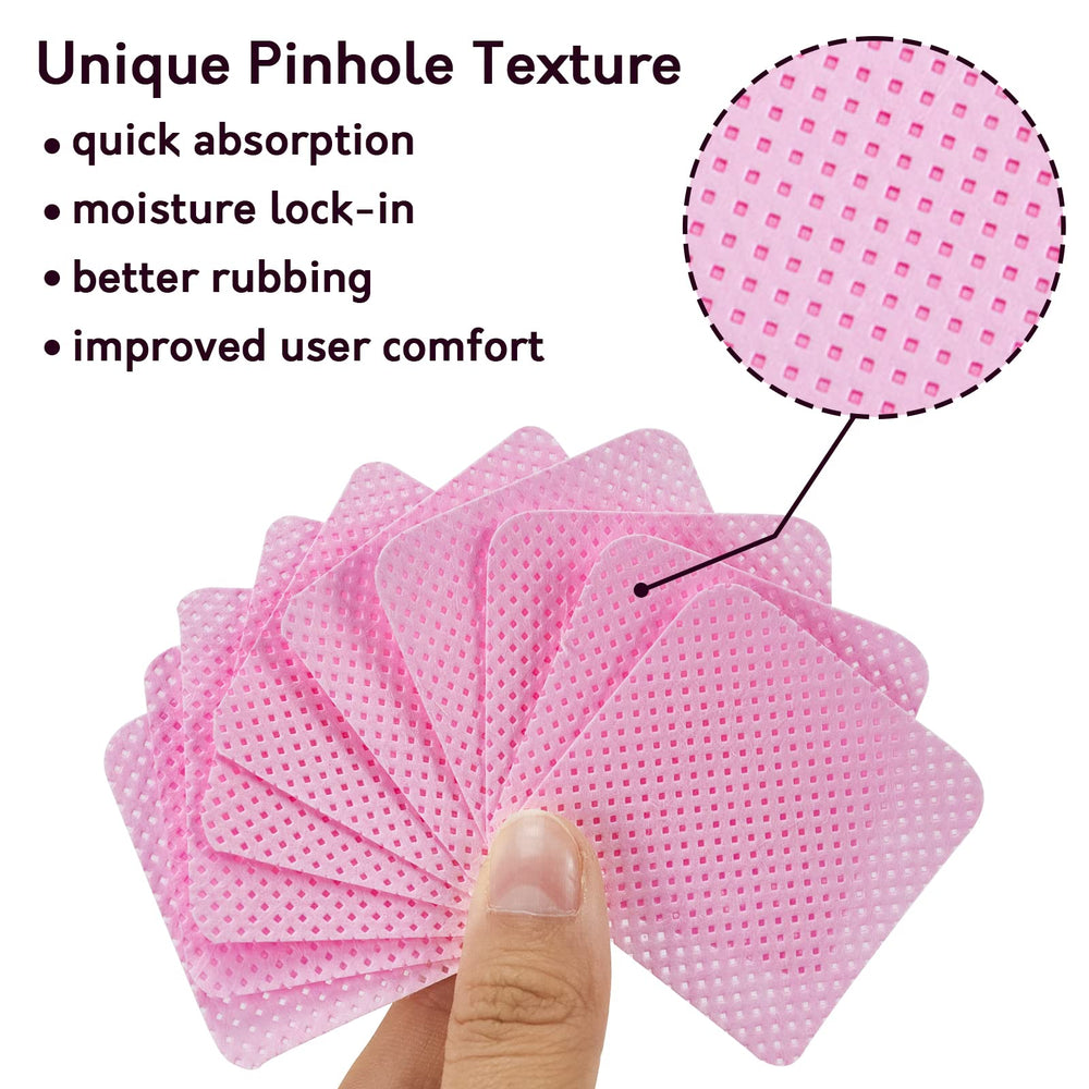 BCOWOS lingettes absorbantes super, retrait du vernis efficace sans résidu.