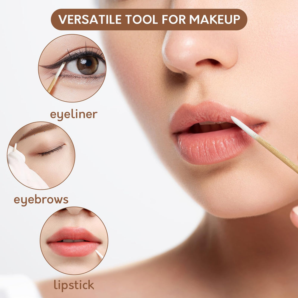 Bcowos retouche détails sourcils et yeux avec précision.