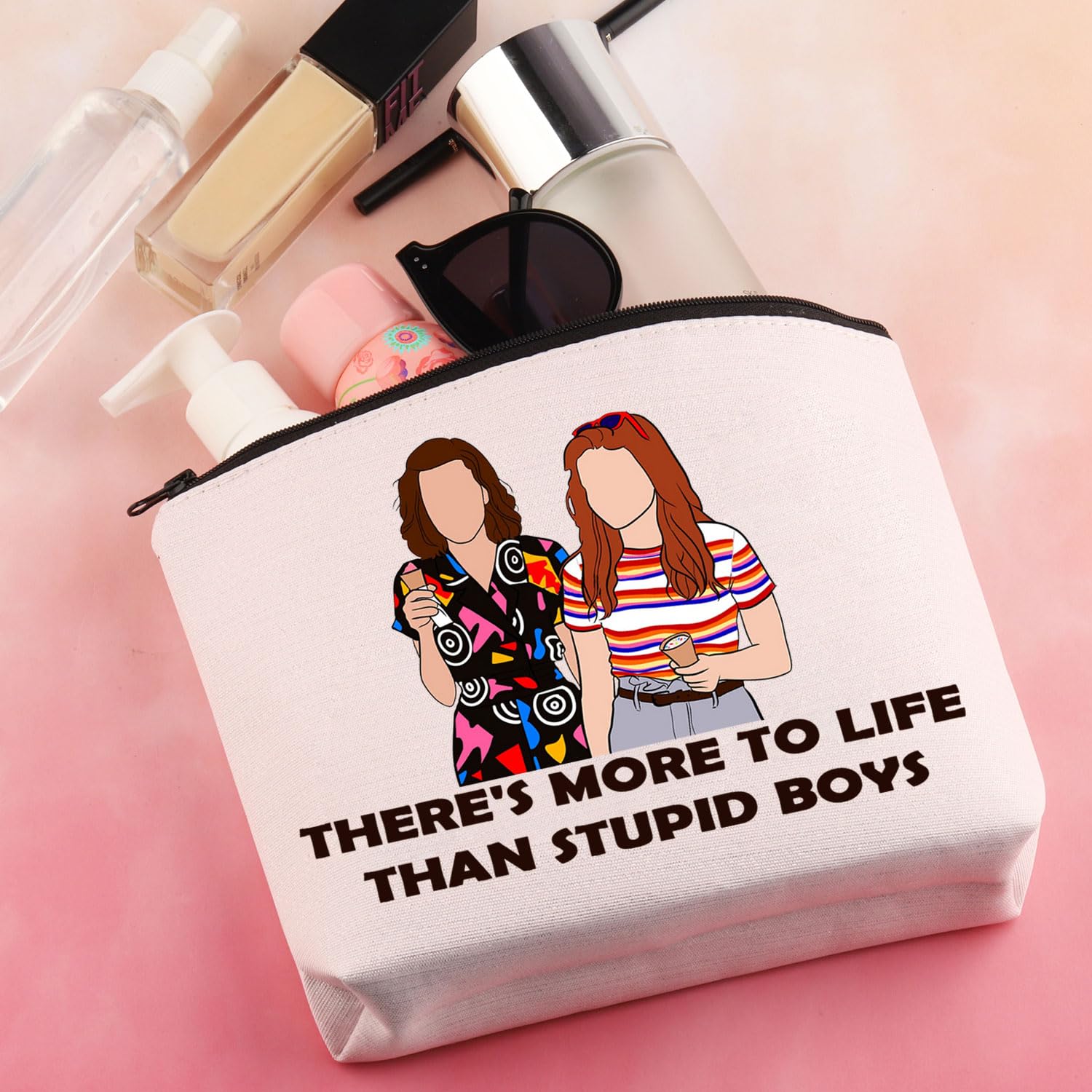 BDPWSS sac maquillage polyvalent voyage pour mascara, rouge à lèvres et téléphone
