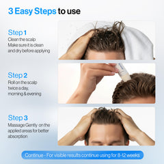 Be Bodywise Sérum Cheveux Densite capillaire Rouleau, effet visuel potentiel