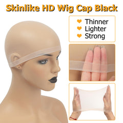 BEEOS Nude HD cap compatible avec toutes les perruques pour un look discret.