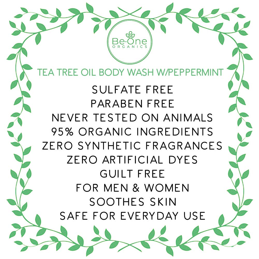 Be-One Organics formule-sans-parabene-sans-sulfate convient aux peaux sensibles avec soin doux.