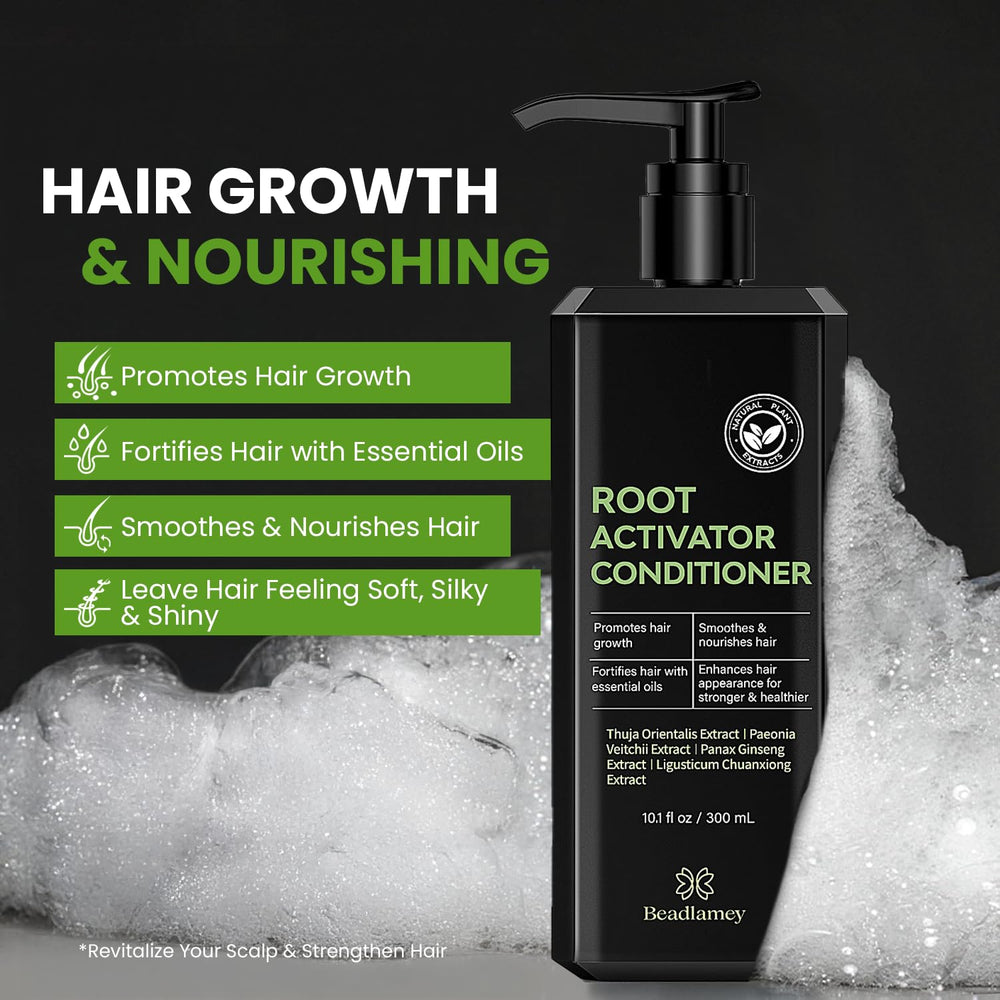 Beadlamey conditionneur cheveux nourri botanique – 7 actifs botaniques.