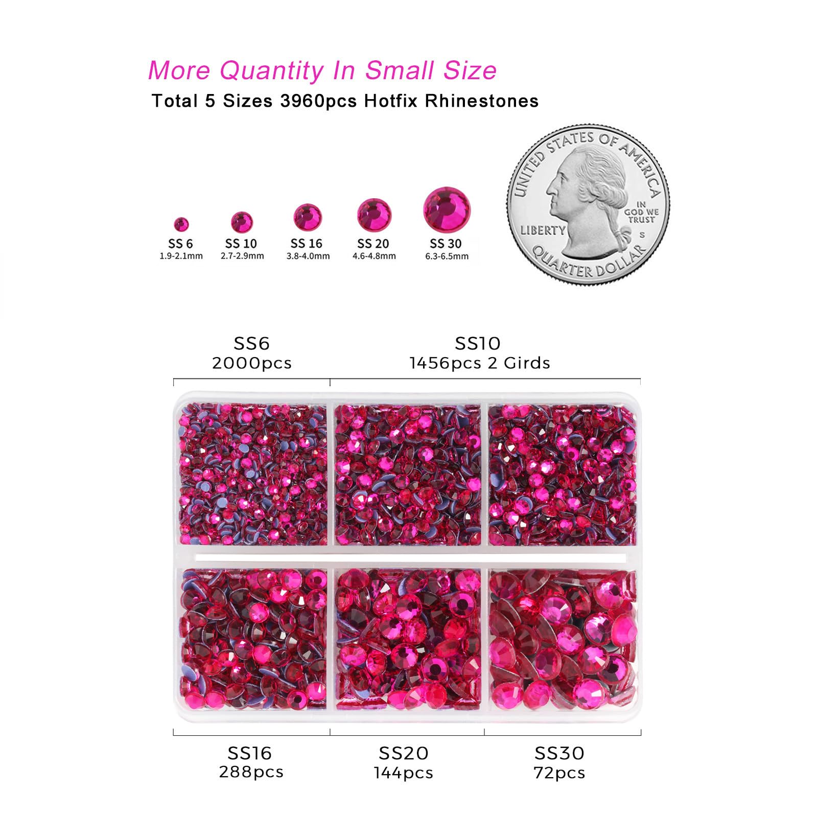 BEADSLAND Strass rose fluo sur vêtement, exemple inspirant et polyvalent.