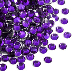BEADSLAND strass violet pur, usage créatif sur vêtements et accessoires.
