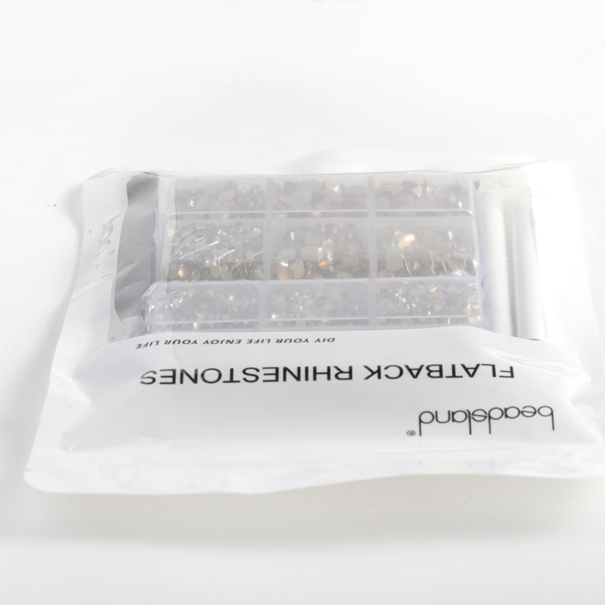 Beadsland strass dorés, jeu de tailles pour personnaliser objets