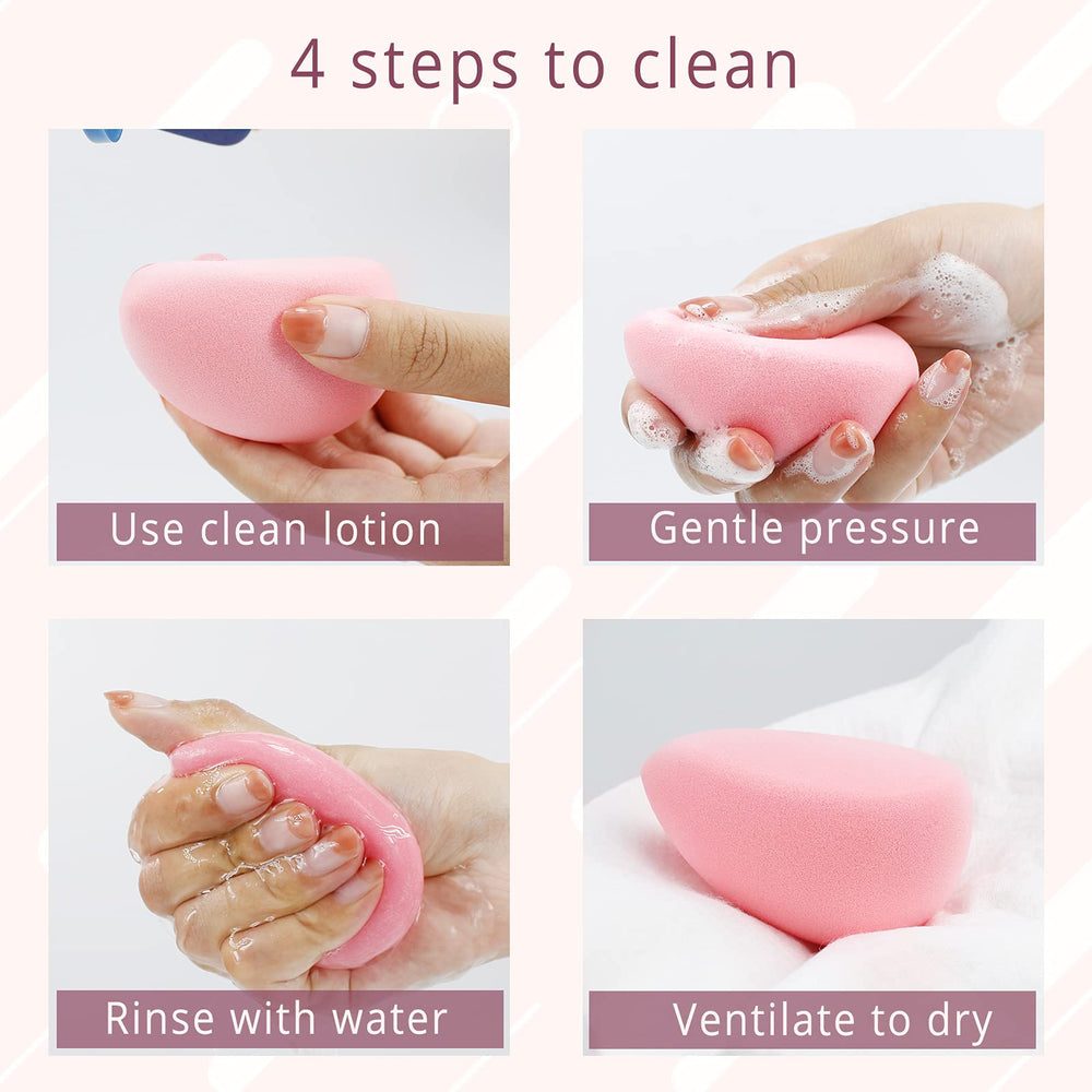 Éponge BEAKEY Flat Duo s’élargit légèrement lorsqu’elle est humide pour diffusion fluide.