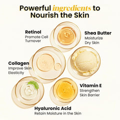 Bealions crème retinol anti-âge visage et cou, lifting léger.