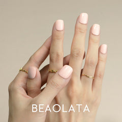 Beaolata bandes ongles rose doux, application facile et efficace.